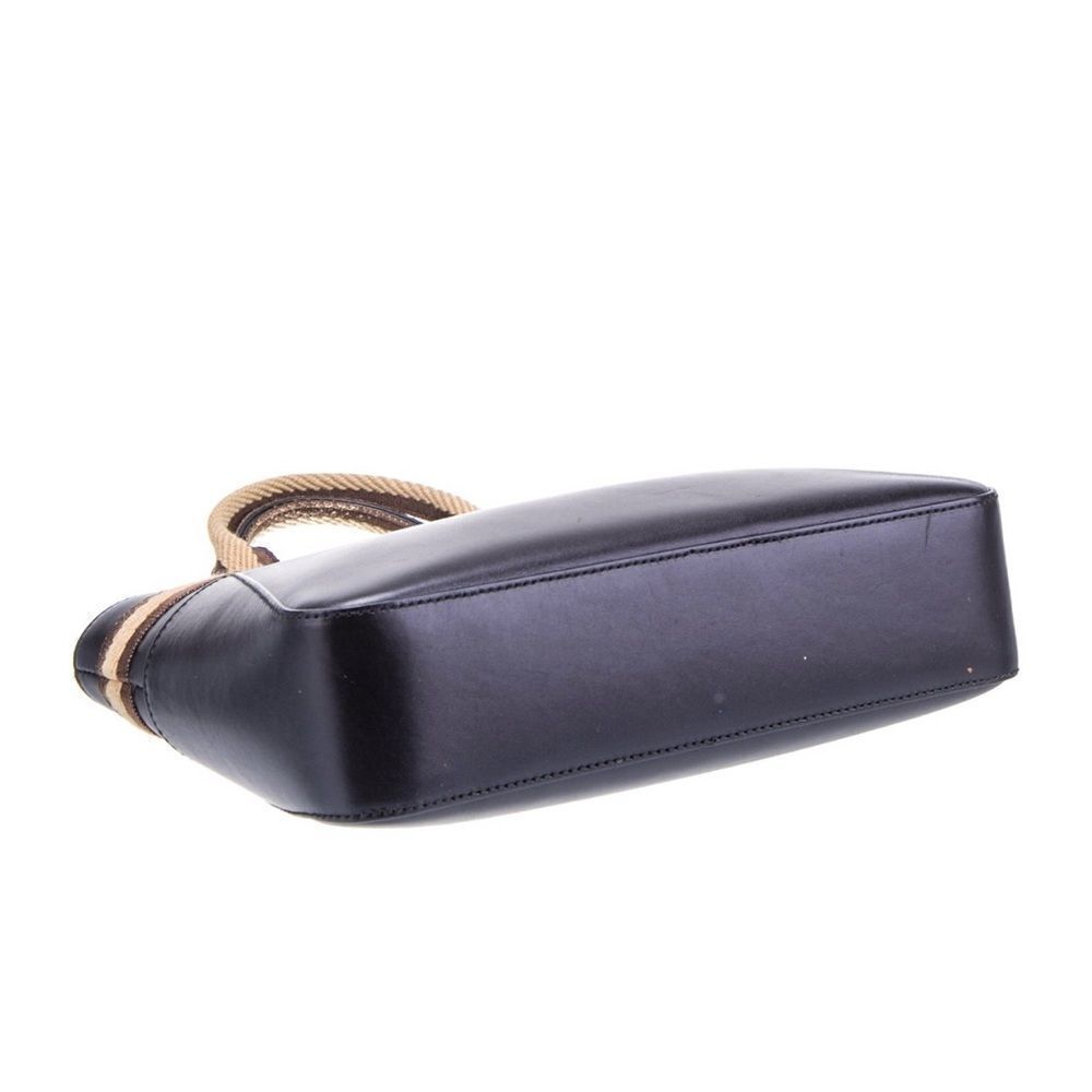 Gucci  brown leather tote with web strap - Picture 10 of 16